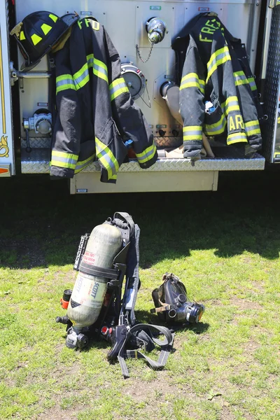 Brandweerman versnelling — Stockfoto