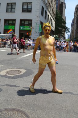 LGBT gurur geçit katılımcı new york City