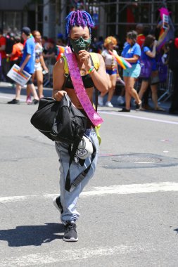LGBT gurur geçit katılımcı new york City