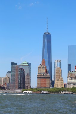 aşağı manhattan skyline panorama valiler Adası