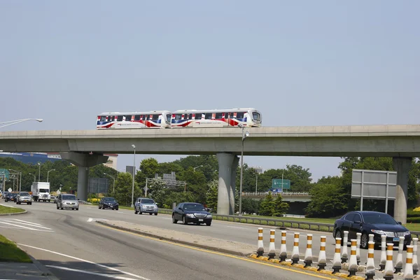 JFK Airport AirTrain in New York — Stock Photo, Image