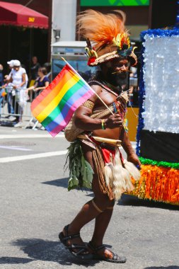 LGBT gurur geçit katılımcı new york City