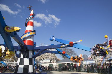 coney Island Air race luna Parkı