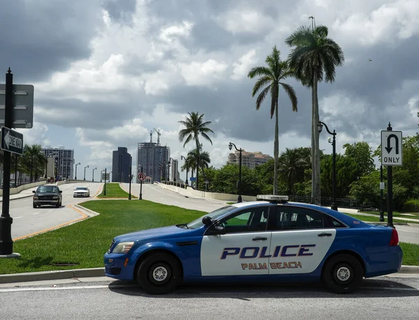 Palm Beach Florida September 2021 Palm Beach Police Department Car — Stock Photo, Image