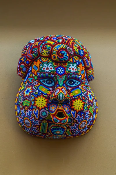 Wind Gods Whimsical Soplones Masks Made Local Family Artisans Communities — Stock Photo, Image