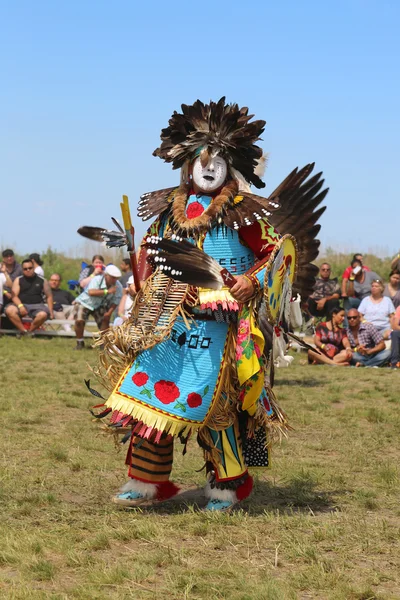 Amérindien non identifié au Pow Wow de New York — Photo