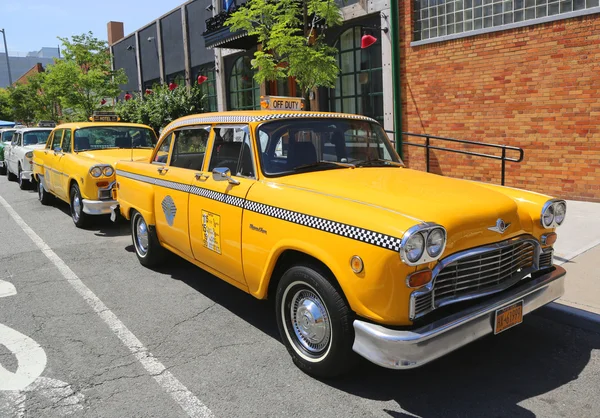 Checker marathon taxi bil tillverkad av checker motors corporation — Stockfoto