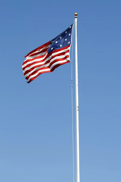 15-star 15-şerit star spangled banner Amerikan bayrağı — Stok fotoğraf