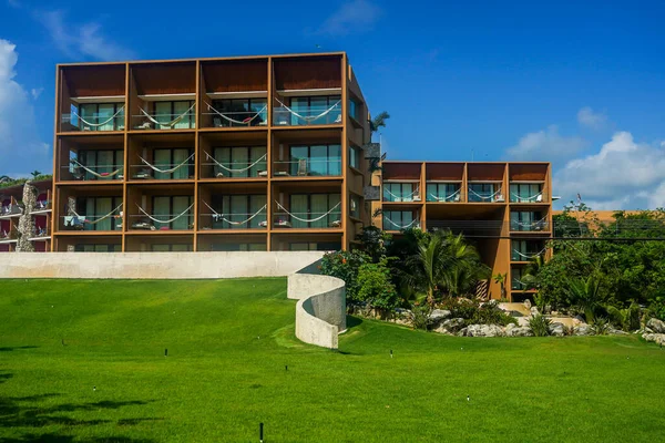 普莱亚 墨西哥墨西哥城 2021年7月6日 墨西哥普拉亚 德尔卡门 Playa Del Carmen 的Xcaret酒店 它是一个先进的酒店 — 图库照片