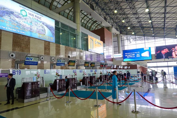 Ханой Вьетнам Ноября 2019 Года Терминал Международного Аэропорта Ной Бай — стоковое фото