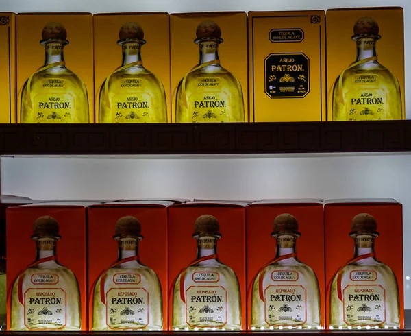Cancun Mexico September 2021 Patron Tequila Promotion Cancun International Airport — Stock Photo, Image