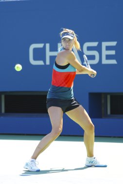 dört kez Grand slam şampiyonu maria sharapova bize arthur açık uygulamalar ashe Stadı'nda billie jean king Ulusal Tenis Merkezi