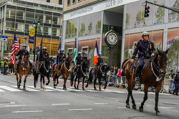 New York Novembre 2021 Des Policiers Police New York Dirigent — Photo