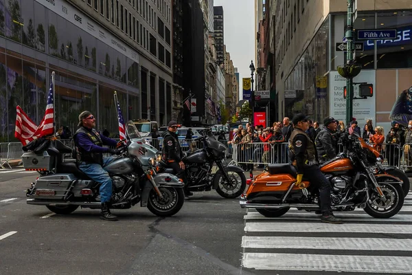 Νεα Υορκη Νοεμβριου 2021 Patriot Guard Riders Ξεκινούν Την 102Η — Φωτογραφία Αρχείου