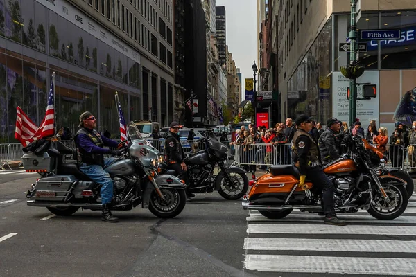 New York November 2021 Patriot Guard Riders Lead 102Nd Annual — Stock Photo, Image