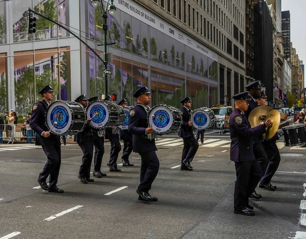 New York Novembre 2021 Des Membres Orchestre Service Police New — Photo
