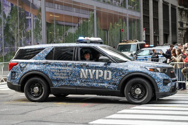Νεα Υορκη Νοεμβριου 2021 Αμερικανική Λεγεώνα Της Νέας Υόρκης Αστυνομία — Φωτογραφία Αρχείου
