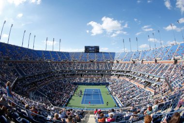 NEW YORK - 3 Eylül 2013: Arthur Ashe Stadyumu 2013 ABD Açık sırasında Billie Jean King Ulusal Tenis Merkezi 'nde 