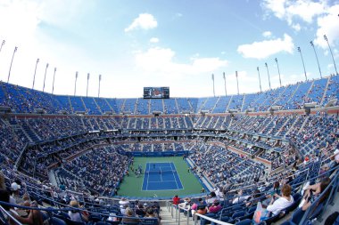 NEW YORK - 3 Eylül 2013: Arthur Ashe Stadyumu 2013 ABD Açık sırasında Billie Jean King Ulusal Tenis Merkezi 'nde 