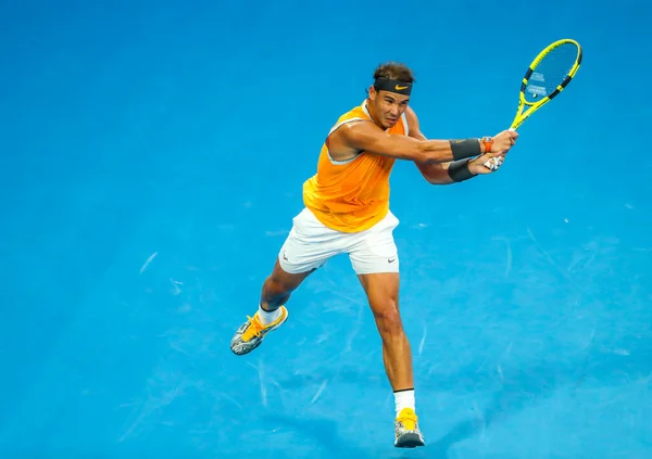 Melbourne Australien Januari 2019 Sjutton Gånger Grand Slam Mästare Rafael — Stockfoto