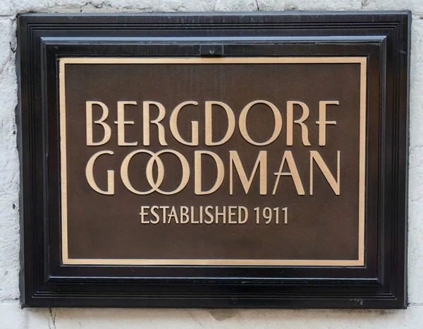 New York December 2021 Bergdorf Goodman Department Store New York — Stock Photo, Image