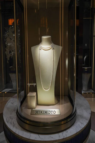 New York December 2021 Mikimoto Jewelry Store New York Mikimoto — Fotografia de Stock