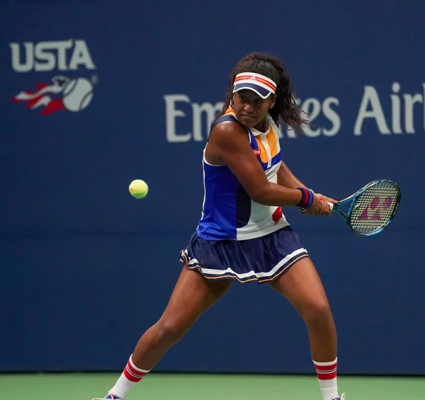 New York August 2017 Japonya Dan Profesyonel Tenisçi Naomi Osaka — Stok fotoğraf