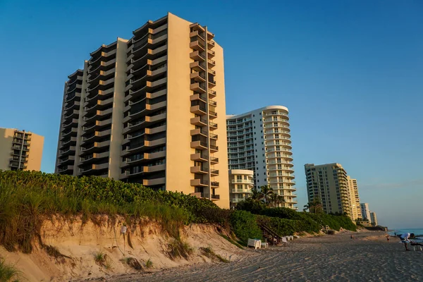 Riviera Beach Florida Setembro 2021 Condomínios Luxo Singer Island Singer — Fotografia de Stock