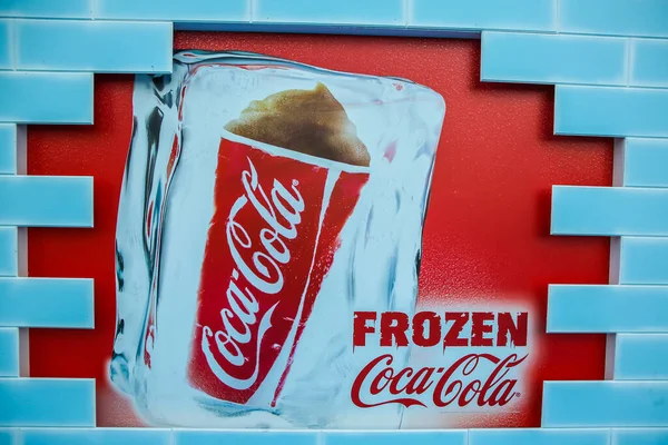 Melbourne Australia January 2016 Frozen Cola Stand 2016 Australian Open — Foto Stock