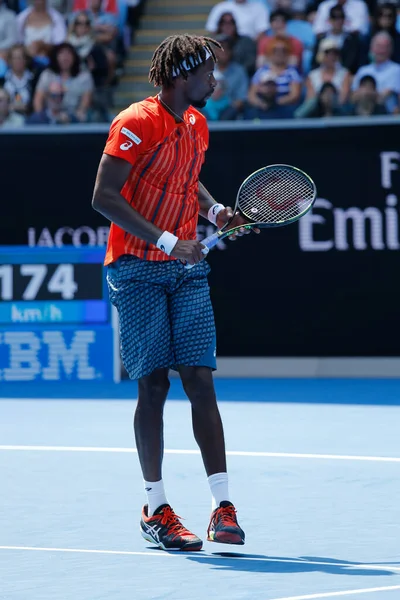 Melbourne Australia January 2016 Professional Tennis Player Gael Monfis France — Zdjęcie stockowe