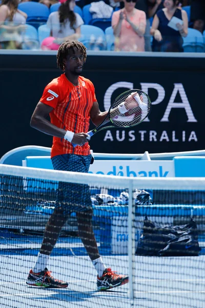 Melbourne Australia January 2016 Professional Tennis Player Gael Monfis France — 图库照片