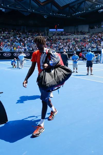 Melbourne Australia January 2016 Professional Tennis Player Gael Monfis France — 图库照片