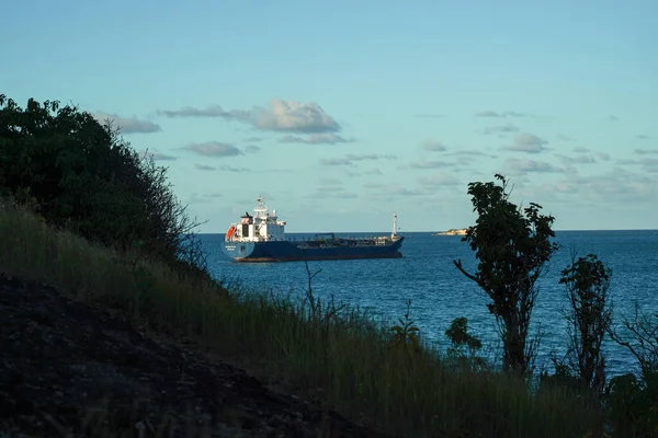 John Antigua Och Barbuda Januari 2022 Henrietta Oljetanker Vid Ankare — Stockfoto