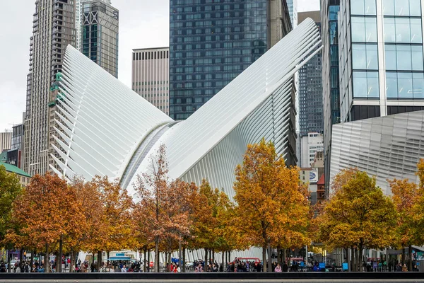 New York Novembre 2021 World Trade Center Transportation Hub Oculus — Photo