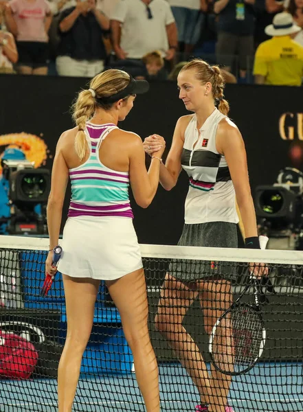 Melbourne Australia January 2019 Grand Slam Champion Petra Kvitova Czech — Stock Photo, Image