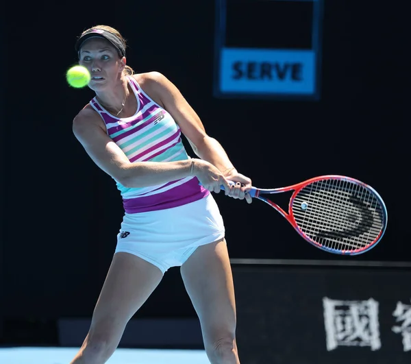 Melbourne Österrike Januari 2019 Professionell Tennisspelare Danielle Collins Usa Aktion — Stockfoto