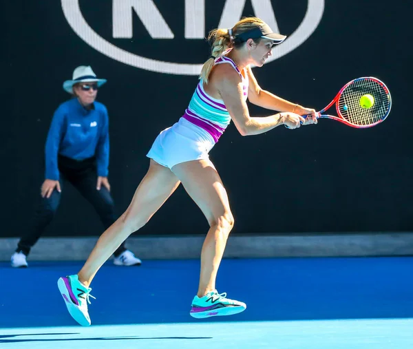 Melbourne Österrike Januari 2019 Professionell Tennisspelare Danielle Collins United States — Stockfoto