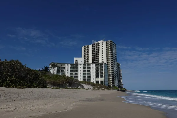 Riviera Beach Florida Января 2022 Luxury Condominiums Singer Island Остров — стоковое фото