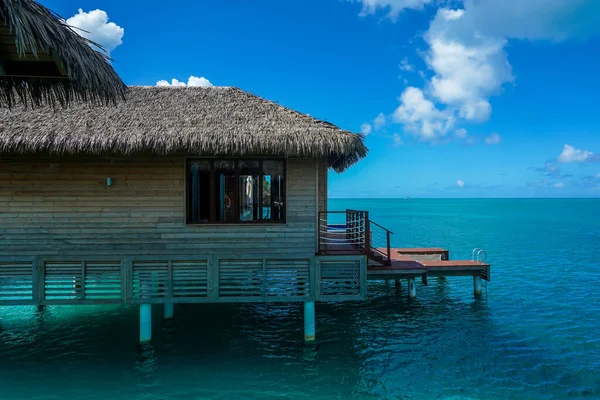 Five Islands Village Antigua January 2022 Overwater Bungalow Курорті Роялтон — стокове фото