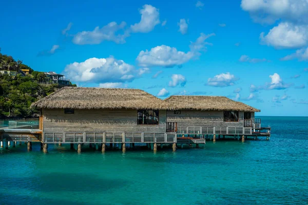 Cinco Islas Village Antigua Enero 2022 Bungalow Overwater Royalton Antigua — Foto de Stock