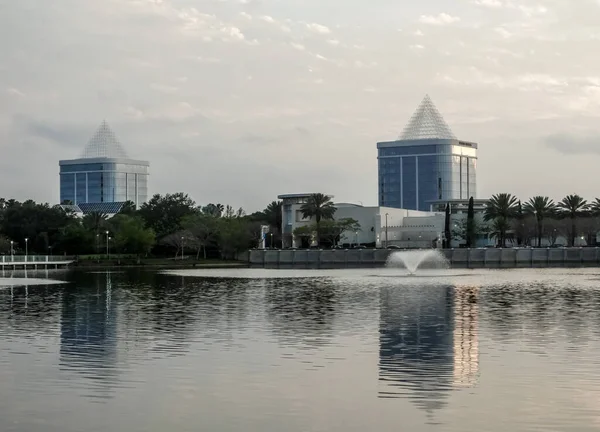 Palm Beach Gardens Florida April 2021 Divosta Towers Kontorsbyggnader Palm — Stockfoto