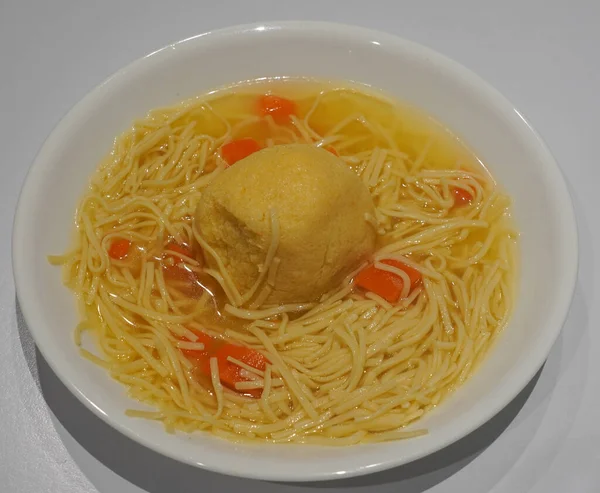 Home Made Matzoh Ball Soup — Stock Photo, Image
