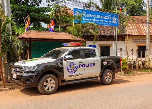 Siem Reap Cambodia Novembro 2019 Posto Polícia Siem Reap Camboja — Fotografia de Stock