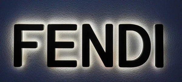 2021年11月28日 Fendi商店位于纽约哈德逊场购物中心 Fendi 是一家意大利奢侈品时装公司 1925年在罗马成立 — 图库照片