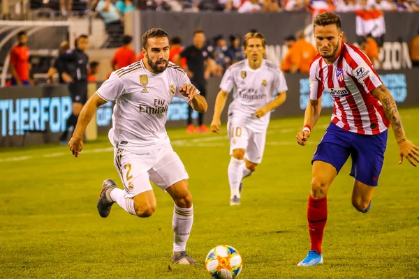 East Rutherford Julho 2019 Dani Carvajal Real Madrid Ação Durante — Fotografia de Stock