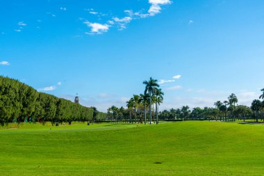 PALM BEACH, FLORIDA - 23 OCAK 2022: The Breakers, Palm Beach, Florida 'daki Okyanus Golf Sahası
