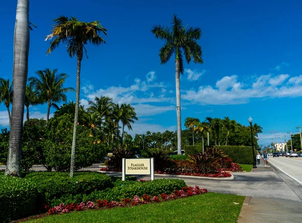 Playa Palma Florida Enero 2022 Filete Flagler Palm Beach Florida —  Fotos de Stock
