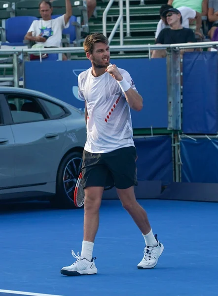 Delray Beach Florida Ruary 2022 Professionell Tennisspelare Cameron Norrie Storbritannien — Stockfoto