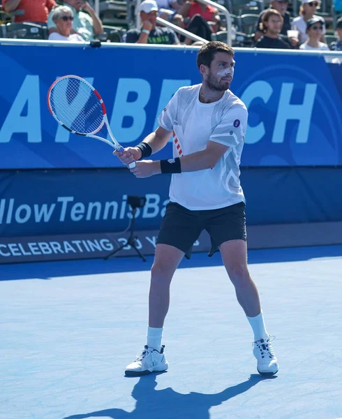 Delray Beach Florida Februar 2022 Tennisprofi Cameron Norrie Aus Großbritannien — Stockfoto