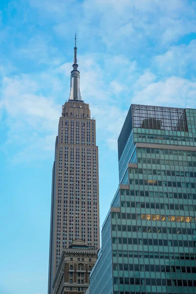 Νεα Υορκη Νοεμβριου 2021 Empire State Building View Street Empire — Φωτογραφία Αρχείου